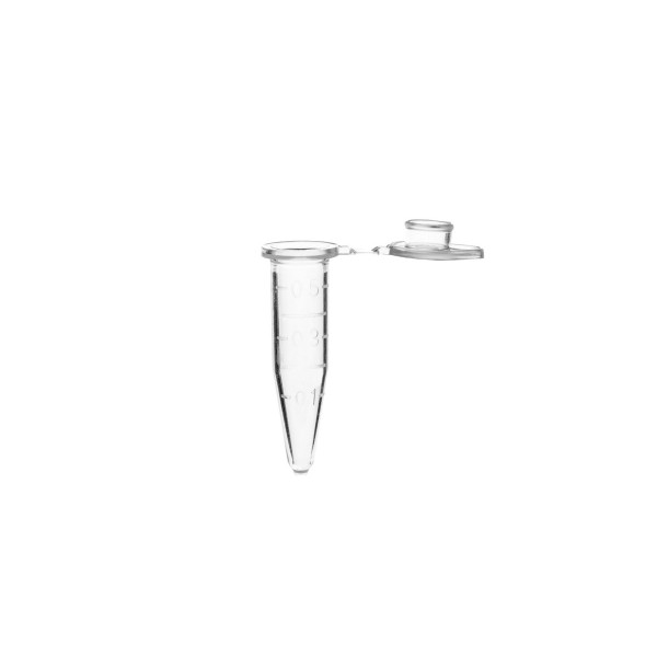 Microtube w/ cap, clear,...