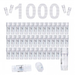 CRYOKING 0.5ML VIAL CLEAR CAPS