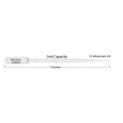 Transfer pipette, 5mL,...