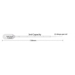 Transfer pipette, 3mL,...