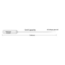 Transfer pipette, 5mL,...