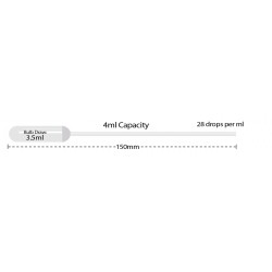 Transfer pipette, 4mL,...